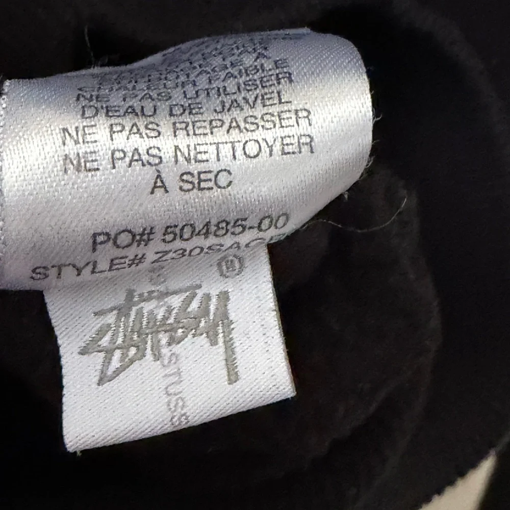 Stussy Black Crewneck with White Script Logo - Picture 5 of 8